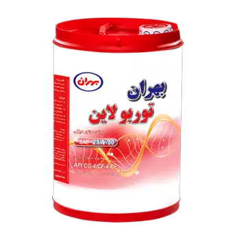 روغن  بهران توربو لاین 25W50 با حجم 20 لیتر