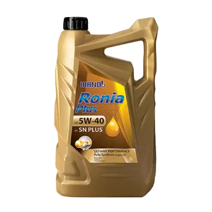 روغن موتور ايرانول رونیا پلاس 5W40 با حجم 5 لیتر پلاستیکی