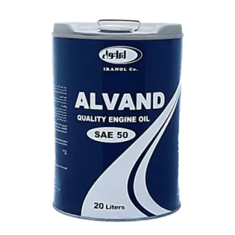 روغن موتور ايرانول الوند 50 با حجم 20 لیتر