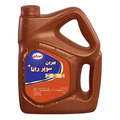 روغن موتور بهران سوپررانا پلاس 10W40 با حجم 5 لیتر پلاستیکی بیونیک
