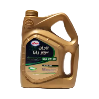 روغن موتور بهران سوپر رانا 0W20 (هیبرید) با حجم 4 لیتر پلاستیکی