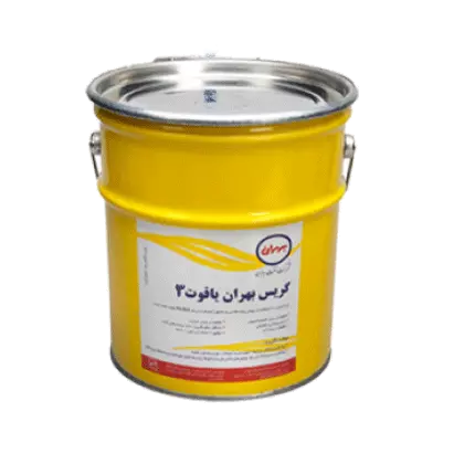 گریس بهران یاقوت 3 با حجم 15 کیلو فلزی