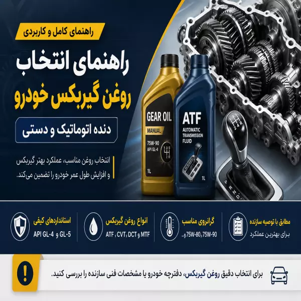 راهنمای انتخاب روغن گیربکس خودرو دنده اتوماتیک و دستی