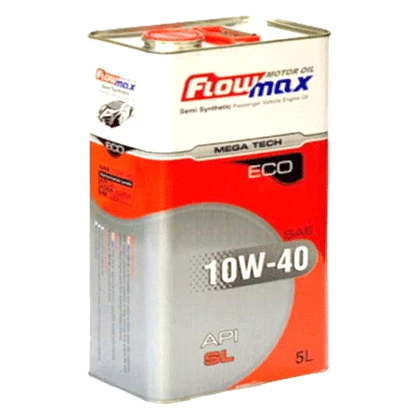 روغن موتور پارس فلومکس مگاتک اکو 10W40SL با حجم 5 لیتر فلزی