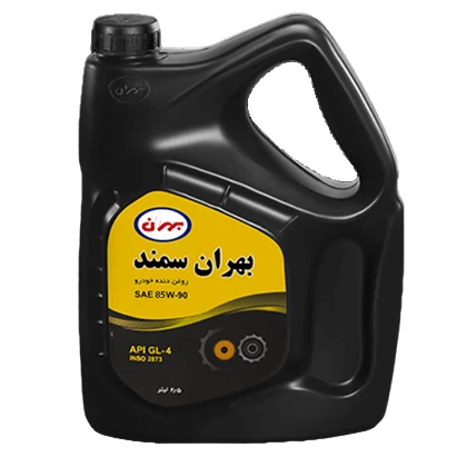 روغن دنده بهران سمند 85W90 حجم 4 لیتر پلاستیکی