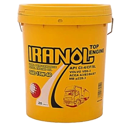 روغن موتور ایرانول تاپ انجین 10W40 با حجم 20 لیتر
