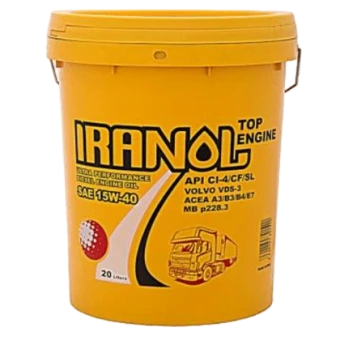 روغن موتور ایرانول تاپ انجین 10W40 با حجم 20 لیتر