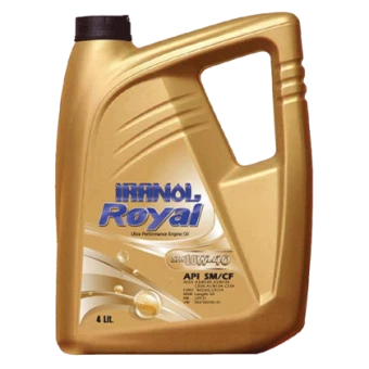 روغن موتور ایرانول رویال 10W40 SM با حجم 4 لیتر ( نیمه سنتتیک ) پلاستیکی