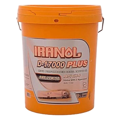 روغن ایرانول D-17000 پلاس 20W50 با حجم 20 لیتر