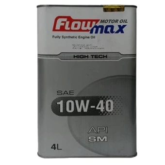 روغن موتور پارس فلومکس هایتک 10W40 مدل SM با حجم 4 لیتر فلزی