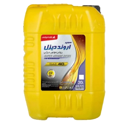 روغن موتور پارس سوپر اروند دیزل 40 با حجم 20 لیتر چلیک پلاستیکی