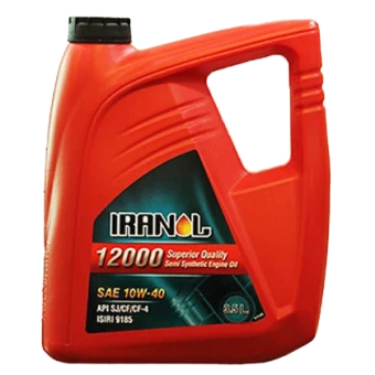 روغن موتور ایرانول 12000 10W40 با حجم 4 لیتر پلاستیکی