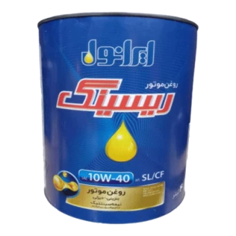 روغن موتور ایرانول ریسینگ 10W40 با حجم 4 لیتر فلزی