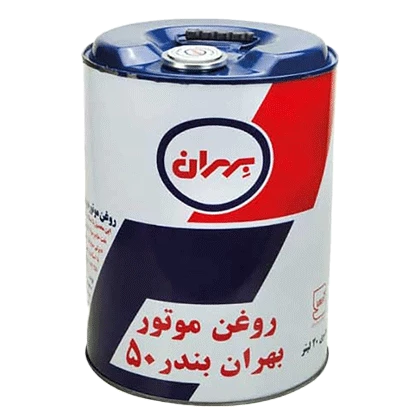 روغن موتور بهران بندر 50 با حجم 20 لیتر فلزی