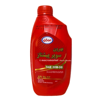 روغن موتور بهران سوپر پیشتاز 20W50 با حجم یک لیتر پلاستیکی بیونیک