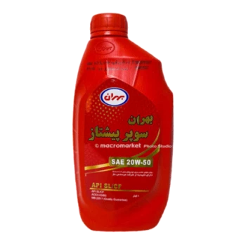 روغن موتور بهران سوپر پیشتاز 20W50 با حجم یک لیتر پلاستیکی بیونیک