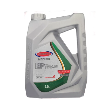 روغن دنده پارس مدوس 75w80 EP با حجم 2.5 لیتر پلاستيكی