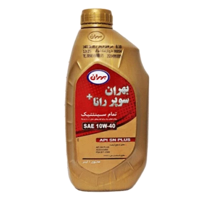 روغن موتور بهران سوپر رانا پلاس 10W40 با حجم 1 لیتر پلاستيكی بیونیک