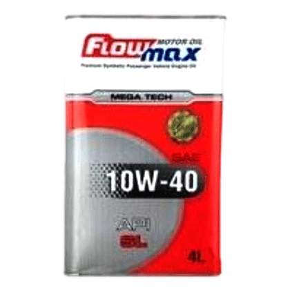 روغن موتور پارس فلومکس مگاتک 10W40 SL با حجم 4 لیتر فلزی