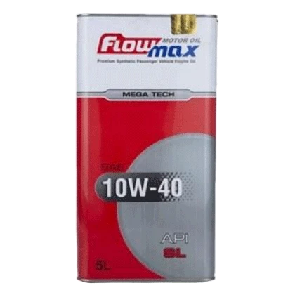 روغن موتور پارس فلومکس مگاتک 10W40 SL با حجم 5 لیتر فلزی