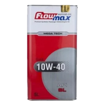 روغن موتور پارس فلومکس مگاتک 10W40 SL با حجم 5 لیتر فلزی