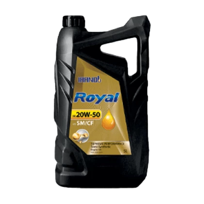 روغن موتور ایرانول رویال SM 20w50 با حجم 4 لیتر پلاستیکی