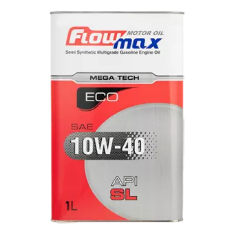 روغن موتور پارس فلومکس مگاتک اکو SL 10W40 با حجم یک لیتر فلزی