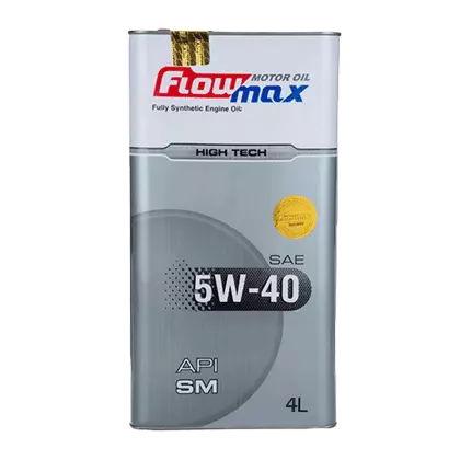 روغن موتور پارس فلومکس هایتک 5W40 مدل SM با حجم 4 لیتری فلزی