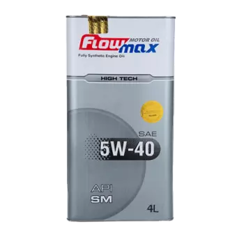 روغن موتور پارس فلومکس هایتک 5W40 مدل SM با حجم 4 لیتری فلزی