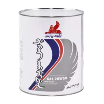 روغن موتور پارس سوپر جم 20W50 با حجم 4 لیتر