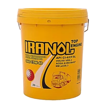 روغن موتور ایرانول تاپ انجین 15W40 با حجم 20 لیتر