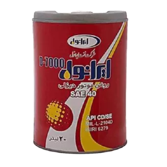 روغن ایرانول D7000 ویژه 40 با حجم 20 لیتر