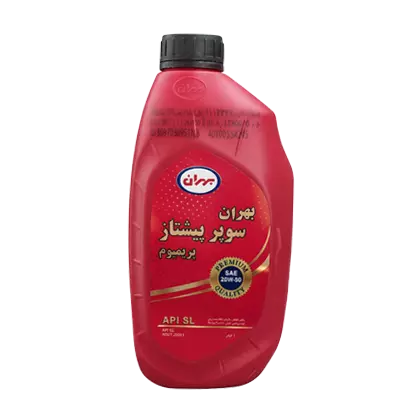 روغن موتور بهران سوپر پیشتاز پریمیوم 20W50 با حجم یک لیتر پلاستیکی بیونیک