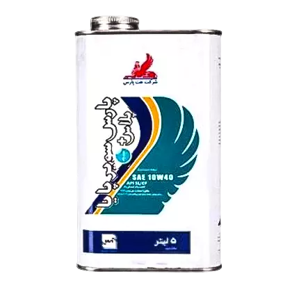 روغن موتور پارس سوپر پایا پلاس 10W40 با حجم 5 لیتر فلزی