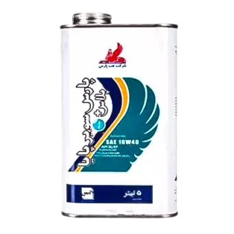 روغن موتور پارس سوپر پایا پلاس 10W40 با حجم 5 لیتر فلزی