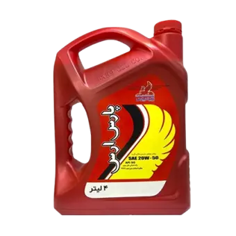روغن موتور پارس ارس 20W50 با حجم 4 لیتر پلاستیکی