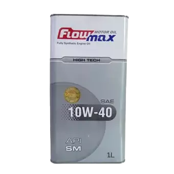 روغن موتور پارس فلومکس هایتک 10W40 مدل SM با حجم 1 لیتر فلزی