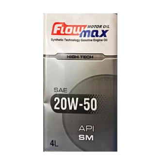 روغن موتور پارس فلومکس هایتک SM 20W50 با حجم 4 لیتر فلزی