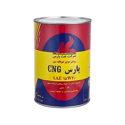 روغن موتور پارس CNG 15W40 با حجم 1 لیتر فلزی