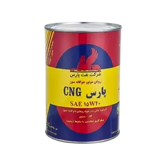 روغن موتور پارس CNG 15W40 با حجم 1 لیتر فلزی