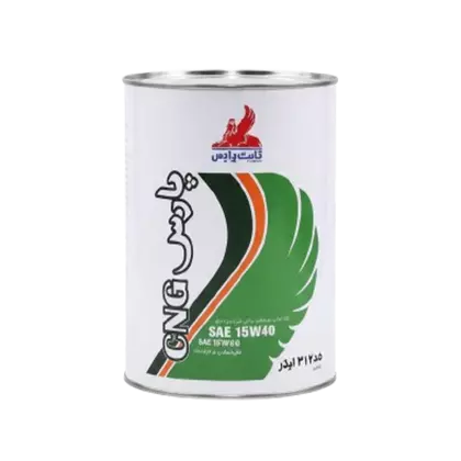 روغن موتور پارس CNG 15W40 با حجم 4 لیتر فلزی
