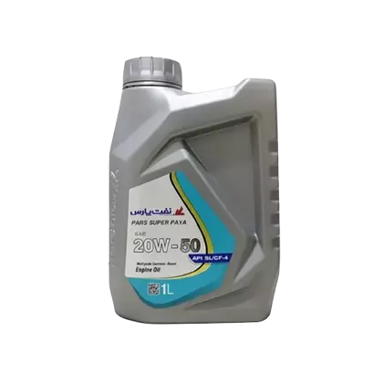 روغن موتور سوپرپایاSL20W50 با حجم یک لیتر پلاستیکی