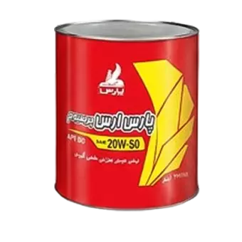 روغن موتور پارس ارس پریمیوم 20w50 SG با حجم 3.7 لیتر فلزی