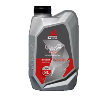 روغن موتور پارس سوپر پایا پریمیوم 20w50 SL با حجم یک لیتر پلاستیکی