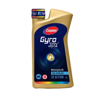 روغن موتور سیکلت جیرو کاسپین SG 20W50 MA با حجم یک لیتر