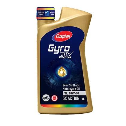 روغن موتور سیکلت جیرو کاسپین SL JASO 10W40 MA با حجم یک لیتر