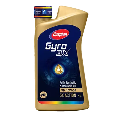 روغن موتور سیکلت جیرو کاسپین SN 10W30 با حجم یک لیتر
