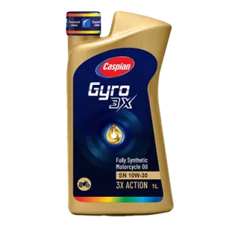 روغن موتور سیکلت جیرو کاسپین SN 10W30 با حجم یک لیتر