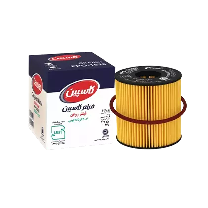فیلتر روغن پژو 206 کوتاه اکویی برند کاسپین کد 11219025