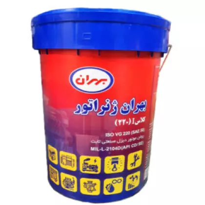 روغن موتور بهران ژنراتور کلاس 220 - 1(SAE 50) با حجم 20 لیتری